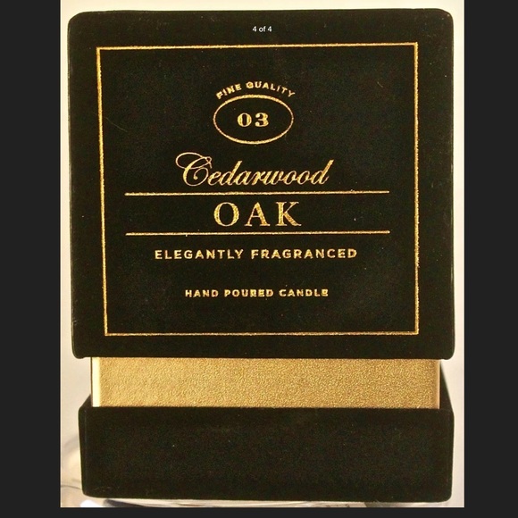 DW HOME CEDARWOOD OAK CANDLE RICHLY SCENTED BOX - Picture 4 of 4